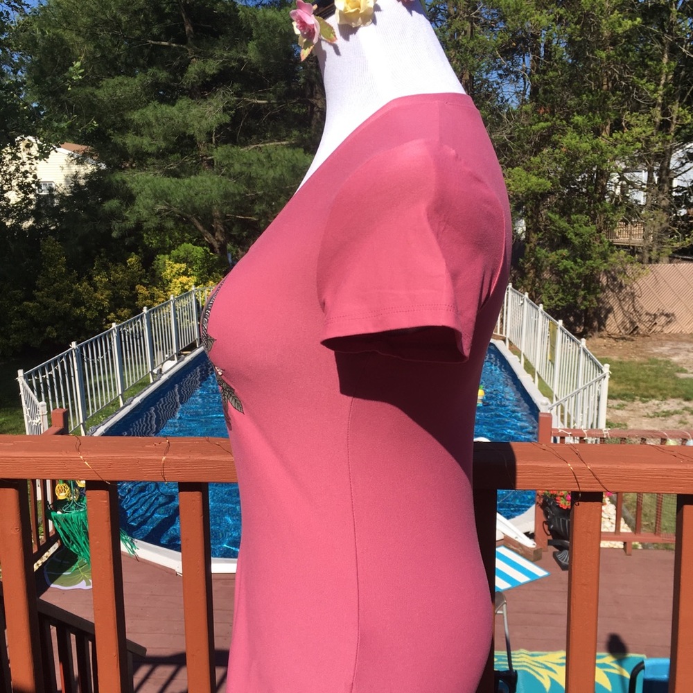Pink cow skull tee - Picture 2 of 4